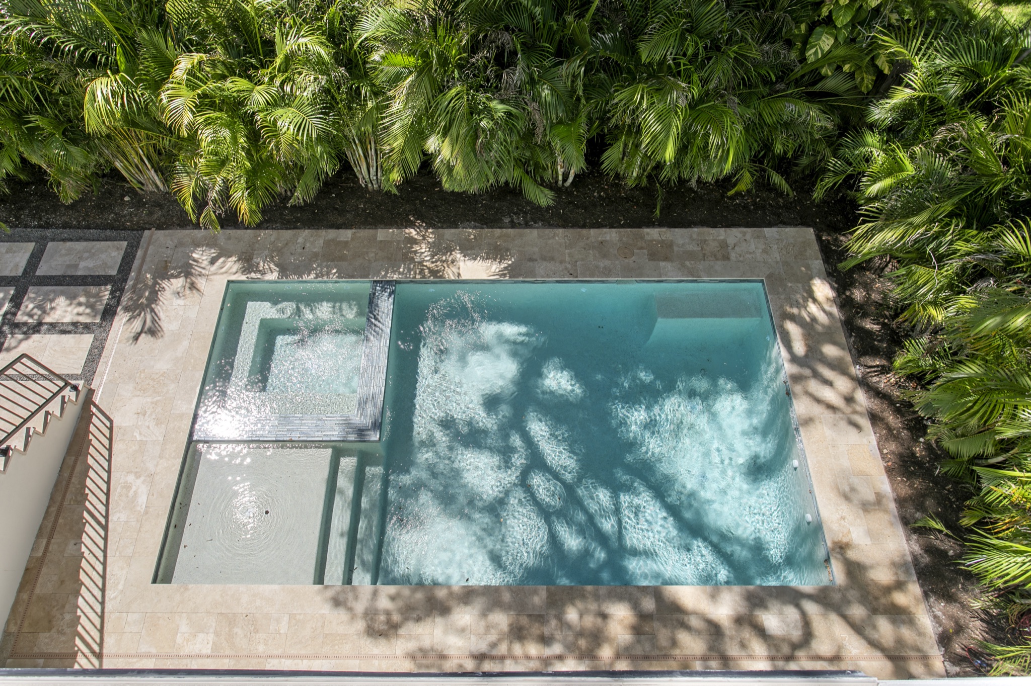403 S Barbara - Pool from above