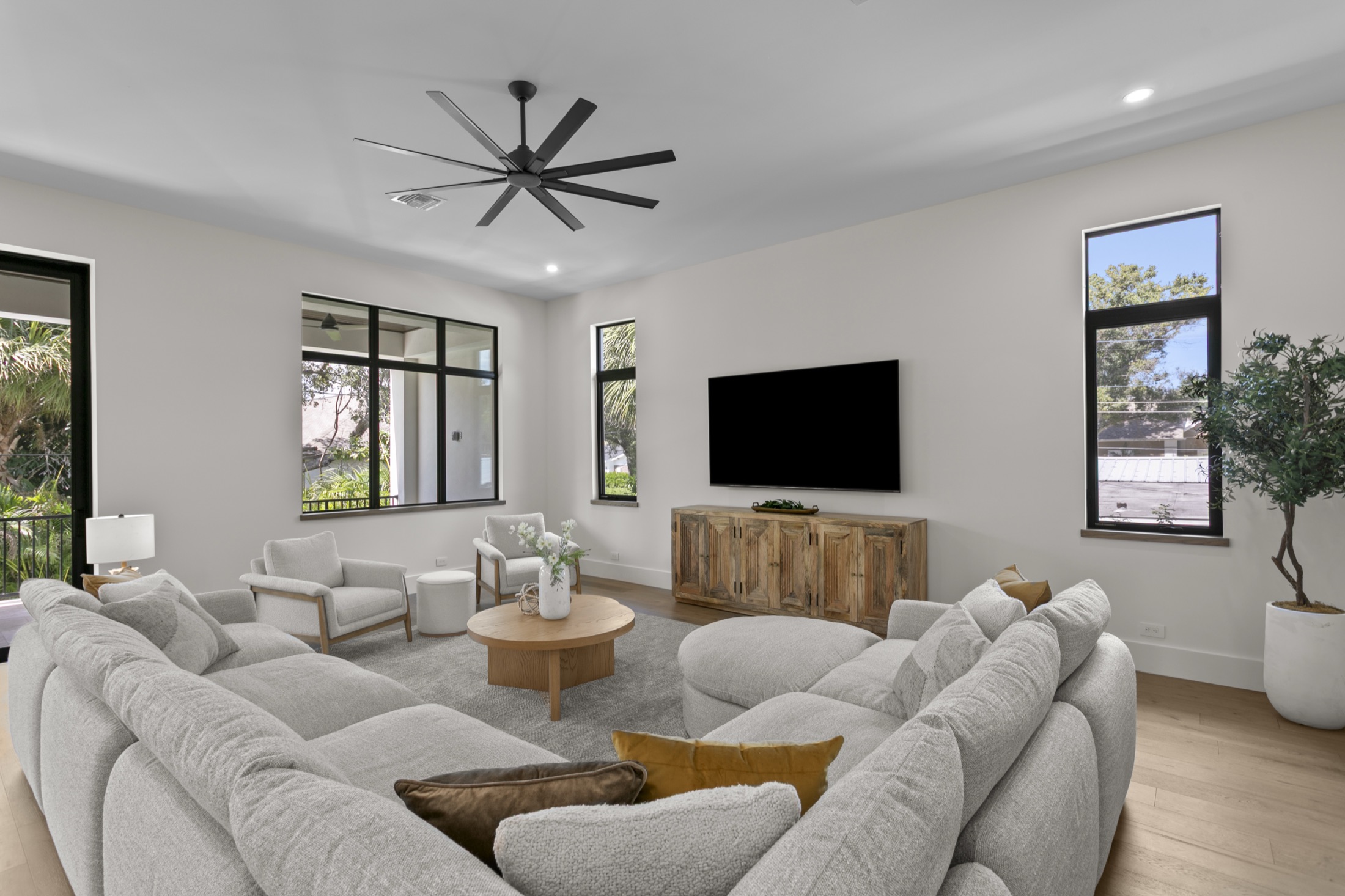 Great room at a Crescent home on S Barbara Ln, Beach Park