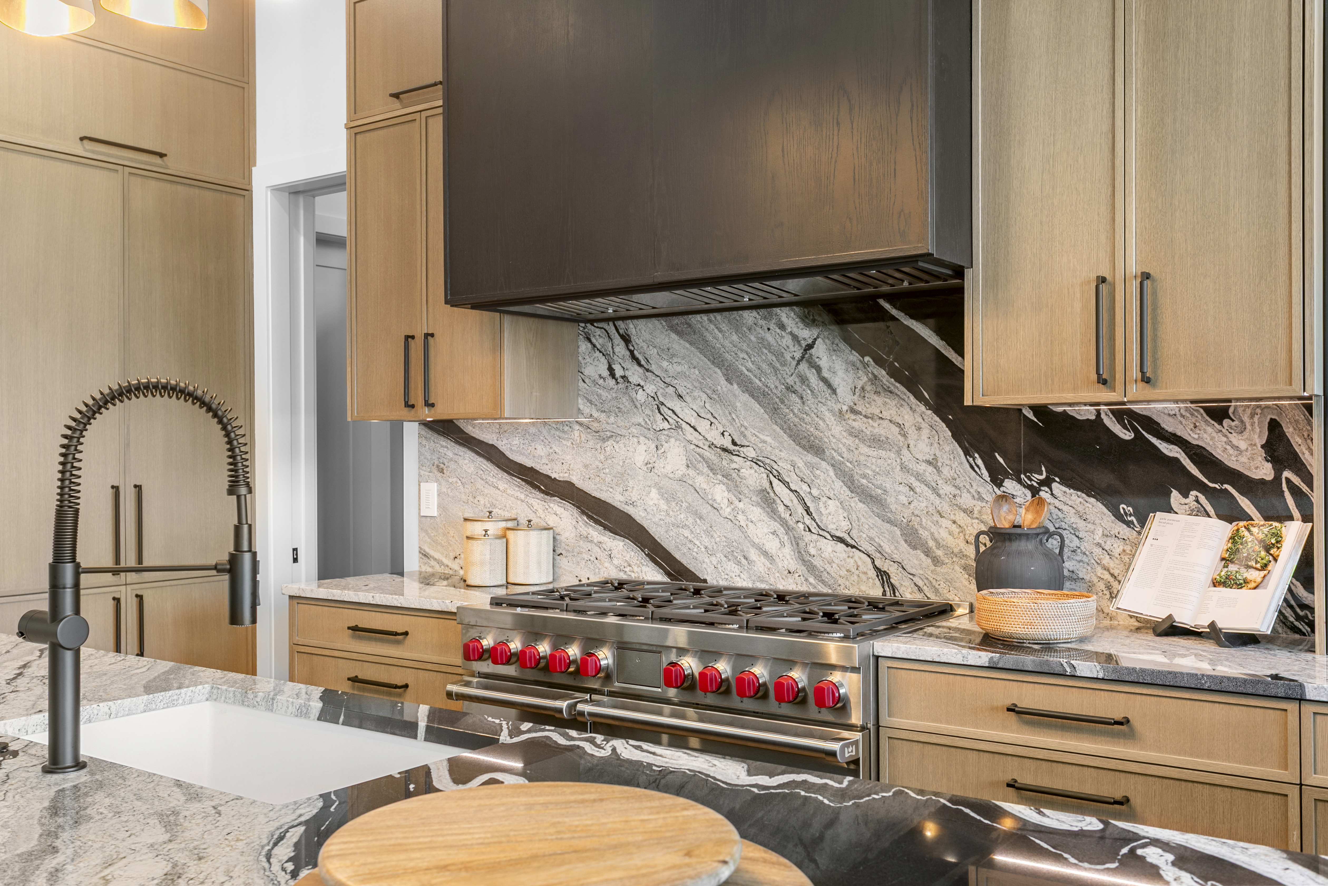 Kitchen Detail, SubZero / Wolfe Appliance Package